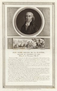 Retrato de Jean-Marie Roland, vizconde de la Platiere