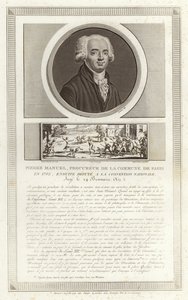 Retrato de Louis Pierre Manuel de Jean Duplessi Bertaux