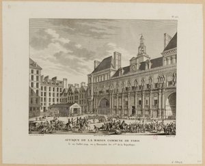 Ataque a la Maison commune en París de Jean Duplessis Bertaux