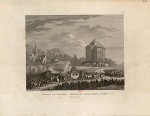 Regreso de Varennes, Llegada de Luis Capeto a París, 1802 de Jean Duplessis Bertaux