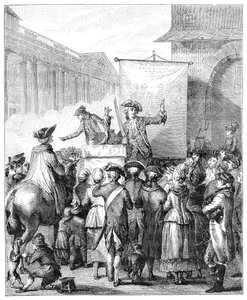 El Charlatán en el Louvre, París, 1885 de Jean Duplessis Bertaux