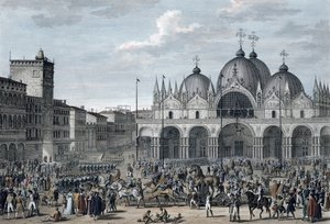 La entrada de los franceses en Venecia, Floreal, Año 5 Mayo 1797 de Jean Duplessis Bertaux