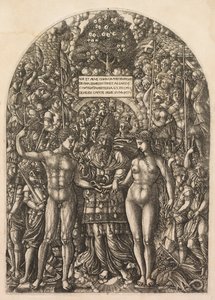 Matrimonio de Adán y Eva, 1555
