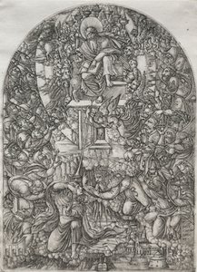 El Apocalipsis: San Juan llamado al cielo, 1555 de Jean Duvet