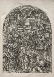 El Apocalipsis: La Medición del Templo, 1546-1556 de Jean Duvet