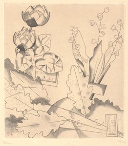 Flores Artificiales: Nenúfares y Lirios del Valle de Jean Emile Laboureur