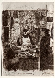 En el Mercado Viejo de Jean Emile Laboureur