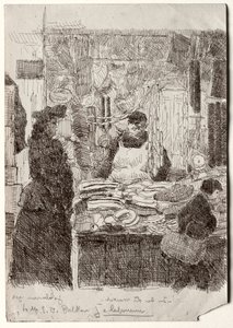 En el Mercado Viejo de Jean Emile Laboureur