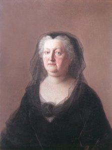 Isabel Cristina de Brunswick-Wolfenbüttel Emperatriz de Alemania (1691-1750) esposa del Emperador del Sacro Imperio Romano Germánico Carlos VI (1685-1740) 1743-44 de Jean Étienne Liotard