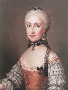 Infanta María Ludovica, hija de Carlos III de España y esposa de Leopoldo II (1747-92) Emperador del Sacro Imperio Romano y gran duque de Toscana