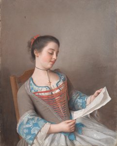 Italiano: La bella lectora
Francés: La liseuse de Jean Étienne Liotard