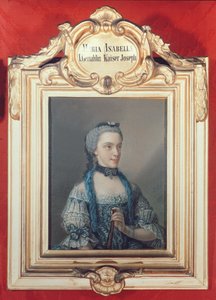 María Isabel de Parma, primera esposa de José II, emperador del Sacro Imperio Romano de Jean Étienne Liotard