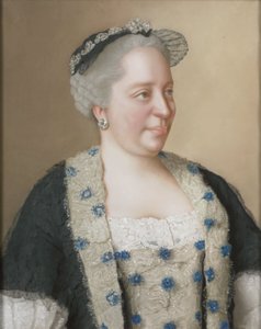 Retrato de la Emperatriz María Teresa de Austria (1717-1780) de Jean Étienne Liotard