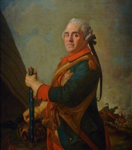 Retrato de Maurice de Saxe 1696-1750, Mariscal de Francia, siglo XVIII