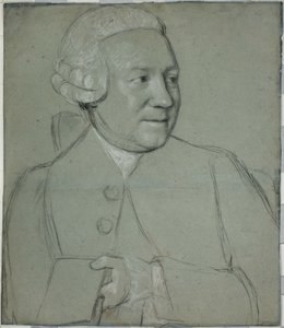 Retrato de un hombre sosteniendo un libro, girado a la derecha
