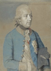 Retrato de José II de Austria (1741-90), emperador romano-alemán y posteriormente rey de Hungría y Bohemia de Jean Étienne Liotard