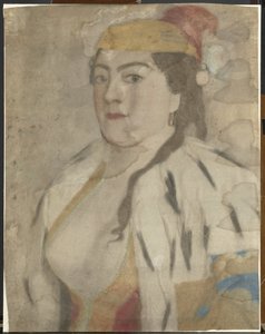 Retrato de una mujer desconocida de Estambul de Jean Étienne Liotard
