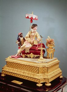 Autómata de La Lección de Canto, 1844 de Jean Eugene Robert