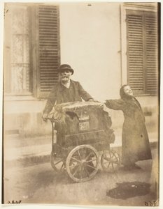 Organista de Jean Eugène Auguste Atget