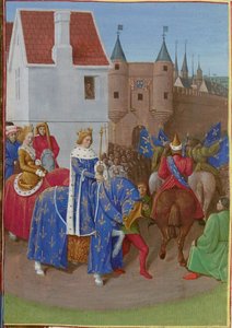 Entrada de Juan II el Bueno de Jean Fouquet