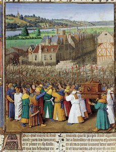 Caída de Jericó, c.1465-70 de Jean Fouquet