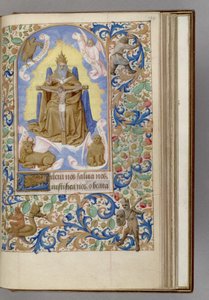 Gnadenstuhl Libro de Horas, 1450-1499 de Jean Fouquet