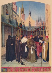 El entierro de Etienne Chevalier, c1455, 1939 de Jean Fouquet