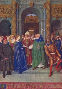 El matrimonio de la Virgen, c1455, 1939 de Jean Fouquet