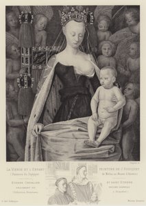 La Virgen y el Niño rodeados de ángeles, c. 1450