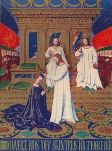 La Coronación de la Virgen, c1455, 1939 de Jean Fouquet