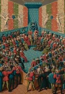 Veredicto sobre Juan II de Alençon de Jean Fouquet