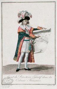 Agente colonial francés durante el período del Directorio de Jean Francois (after) Garneray