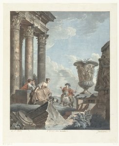 Antiguas ruinas de Jean Francois Janinet