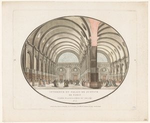 Interior del Palacio de Justicia de París
Interior del Palacio de Justicia de París (título en el objeto) de Jean Francois Janinet