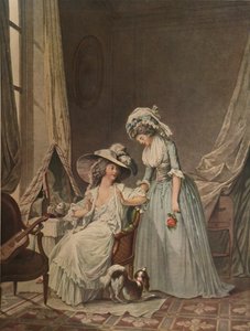 LAveu Difficile, Confesión difícil, 1787, 1913 de Jean Francois Janinet