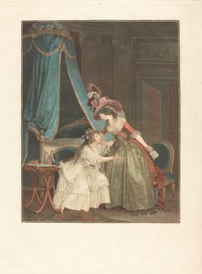 La indiscreción, 1788 de Jean Francois Janinet