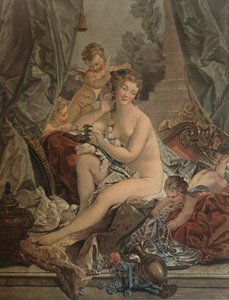 La Toilette de Venus, Venus bañándose, 1783, 1913 de Jean Francois Janinet