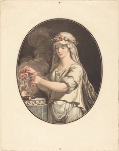La joven vestal de Jean Francois Janinet