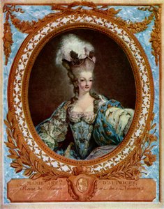 María Antonieta 1755-1793, reina consorte del Rey Luis XVI de Francia, 1777 1931 de Jean Francois Janinet