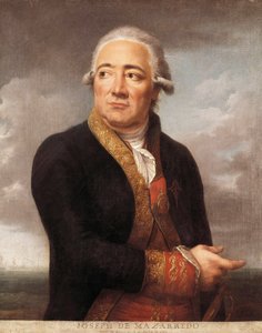 Retrato del almirante español José de Mazarredo Salazar (1745-1812), Pintura de Jean François Marie Bellier (1745-1836) 1783 Madrid. Museo Naval