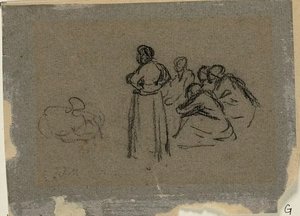 Grupo de mujeres de Jean Francois Millet