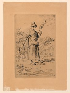 La Fileuse de Jean Francois Millet