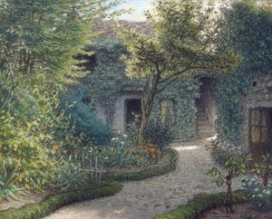 La casa de Theodore Rousseau (1812-1867) en Barbizon de Jean Francois Millet