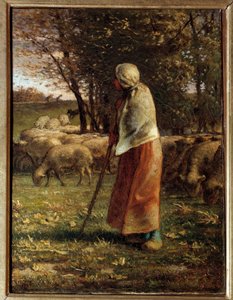 La pequeña pastora de Jean Francois Millet