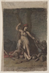 Libertad, probablemente 1848 de Jean Francois Millet