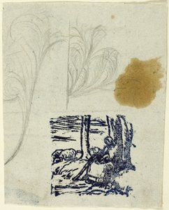 Pastorcita, sentada de Jean-Francois Millet