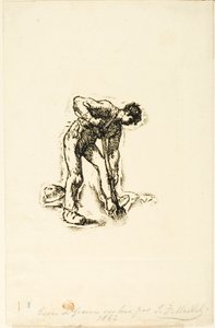 Campesino cavando de Jean Francois Millet