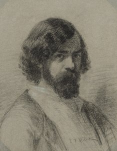 Retrato de Narciso Virgilio Díaz de la Peña de Jean Francois Millet