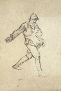 Estudio para "El sembrador" de Jean Francois Millet