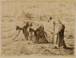 Las espigadoras de Jean Francois Millet